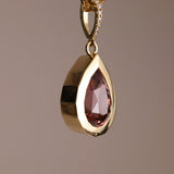 Burgundy Plum Zircon Pendant