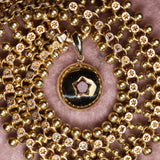 Large Fancy Colored Diamond Bombe Pendant