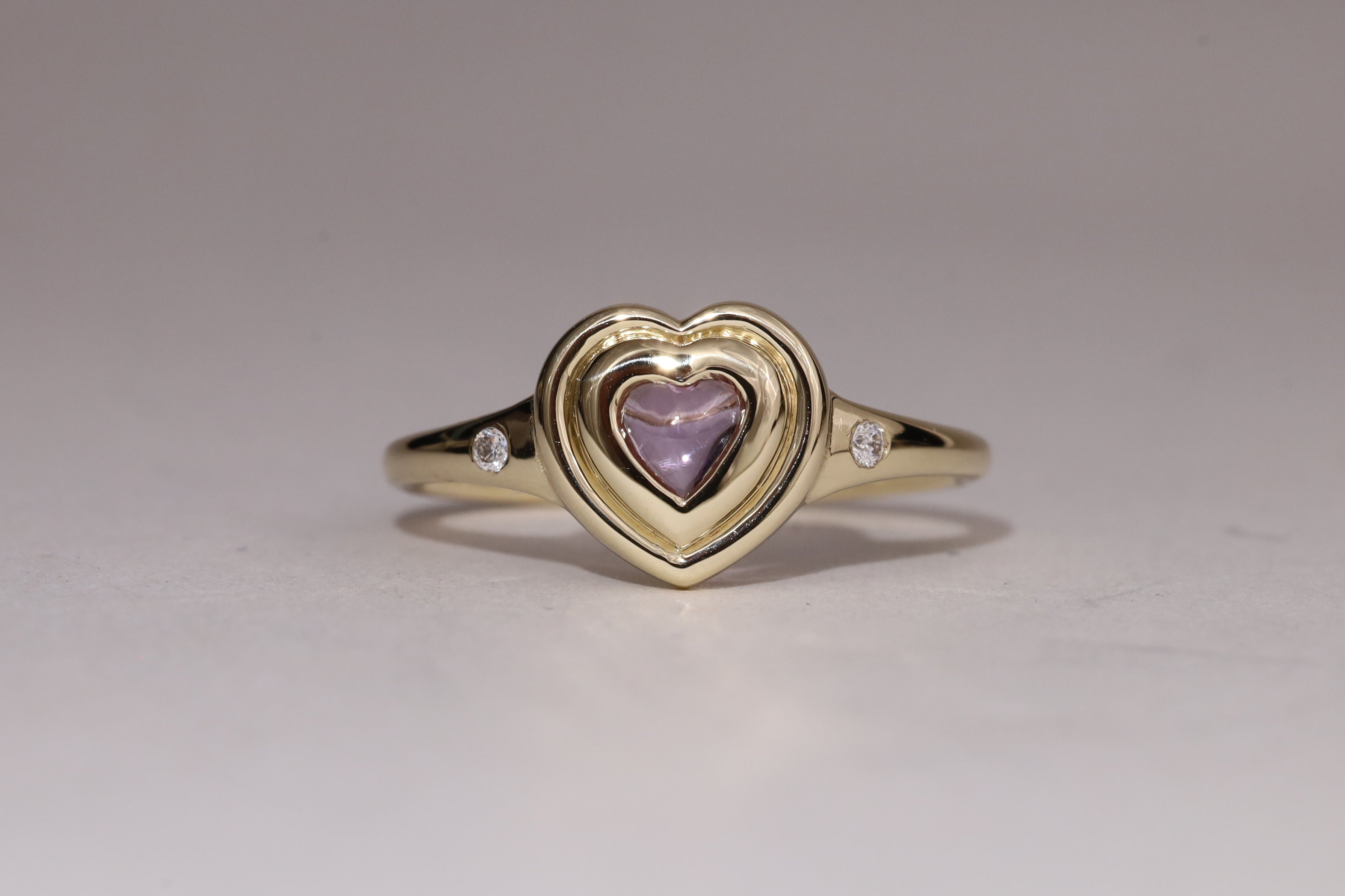 Puffy Heart Rings