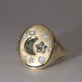 Night Sky Signet Ring