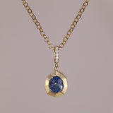 Cornflower Blue Sapphire Pendant