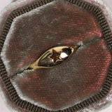 Five Pointed Star Diamond Bombe Ring
