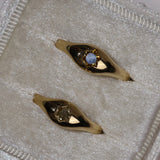 Cinnamon Diamond Bombe Ring