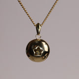 Petite Cognac Diamond Star Bombe Pendant