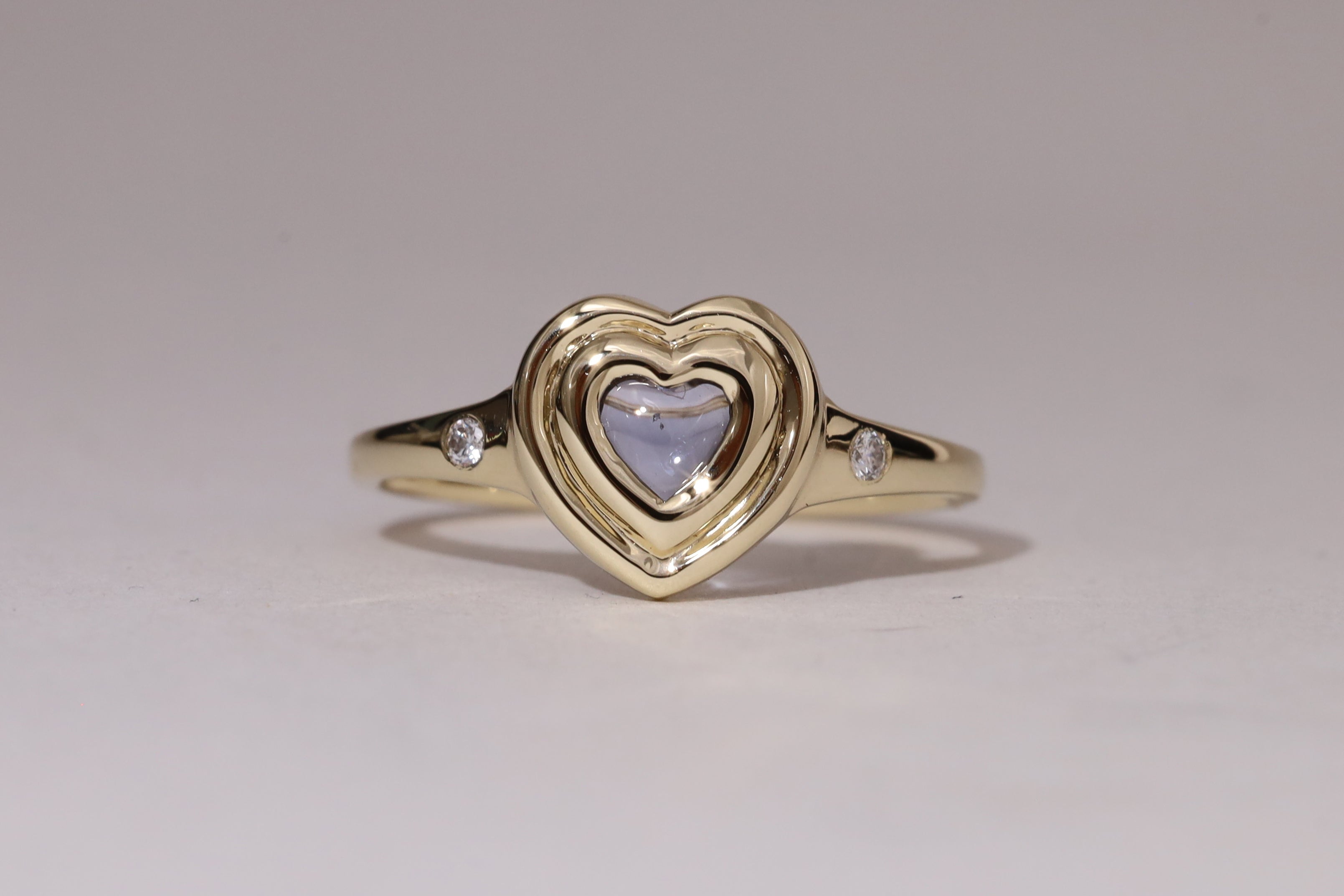 Puffy Heart Rings