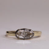 .72carat Step Cut Moval Diamond Altar Ring