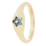 Large Sapphire Bombe Ring