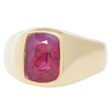 Electric Pink Ombre Sapphire Signet