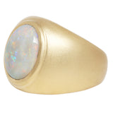 Pastel Opal Chunky Signet Ring