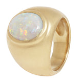 Pastel Opal Chunky Signet Ring