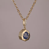Cornflower Blue Sapphire Pendant