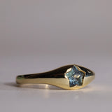 Large Sapphire Bombe Ring