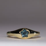 Large Sapphire Bombe Ring