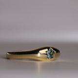 Petite Sapphire Star Bombe Ring No. 2