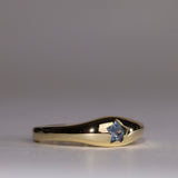 Petite Sapphire Star Bombe Ring No. 1