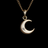 Puffy Selene Pendant with Diamond