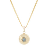 Petite Sapphire Star Bombe Pendant